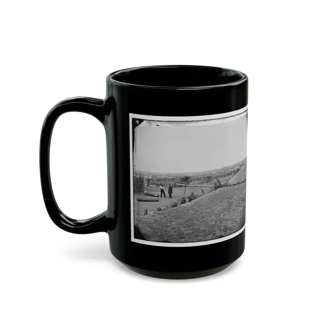 Centreville, Va. The Principal Fort (U.S. Civil War) Black Coffee Mug - Go Mug Yourself