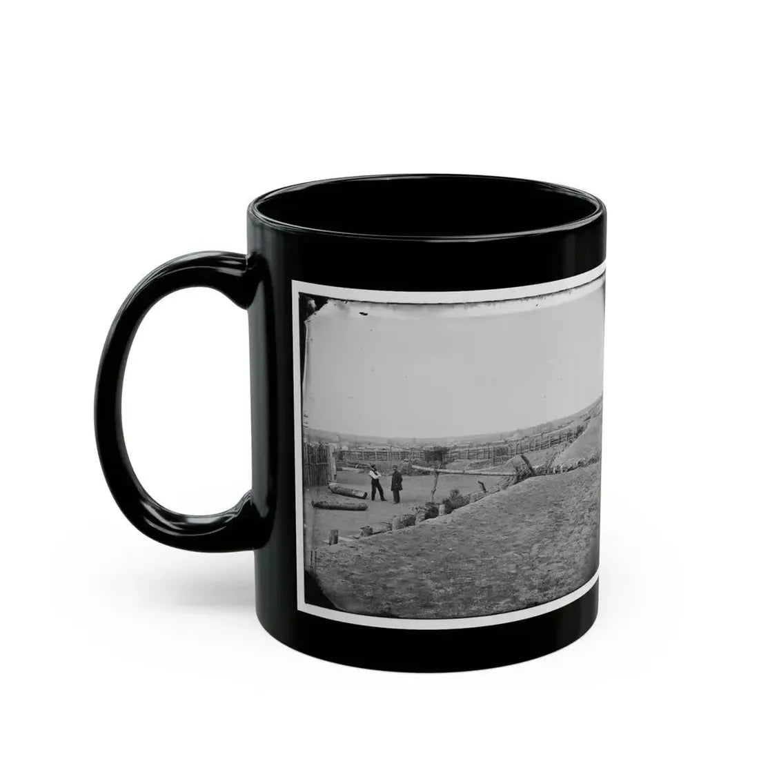 Centreville, Va. The Principal Fort (U.S. Civil War) Black Coffee Mug - Go Mug Yourself