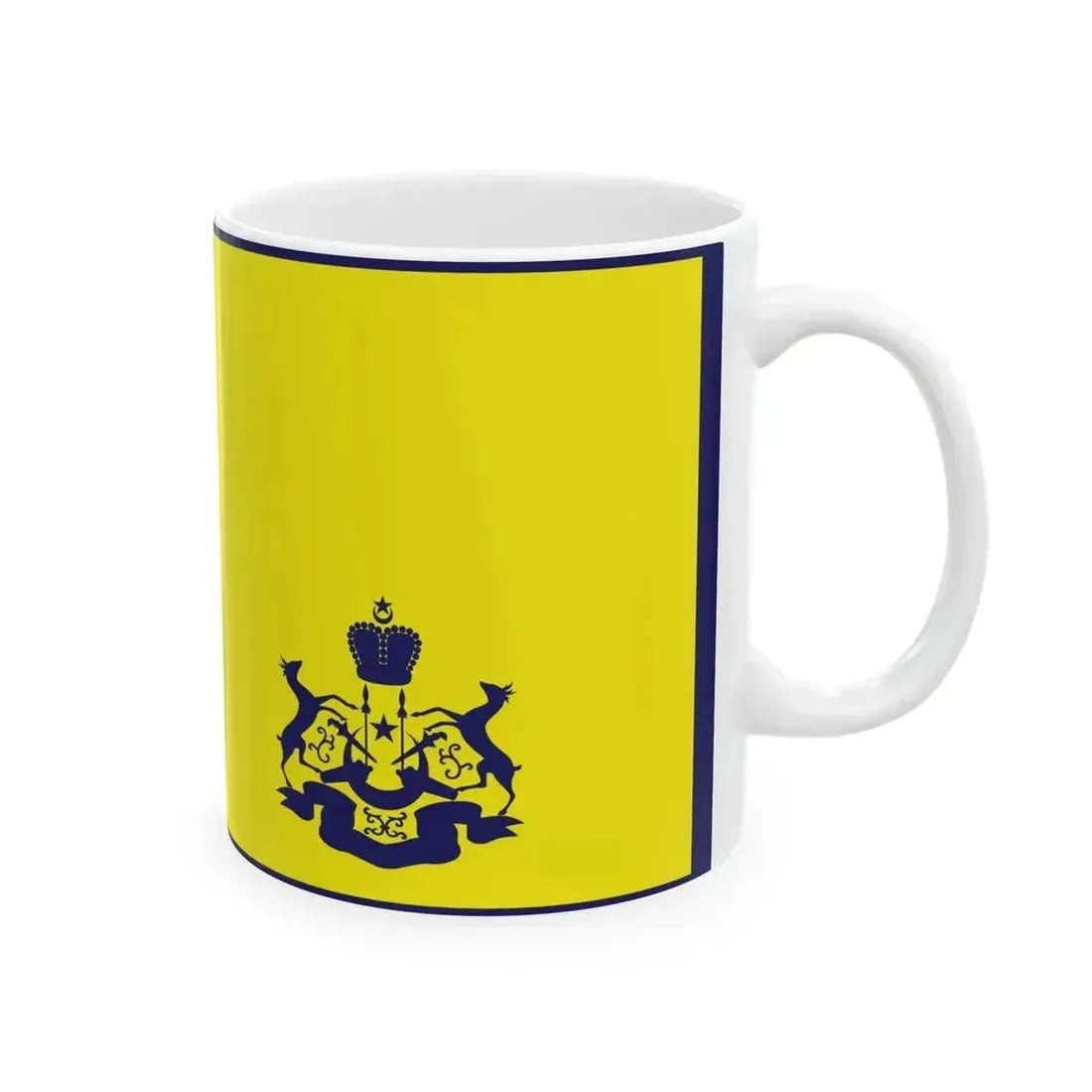 Ceremonial Flag of Kelantan (Malaysia) White Coffee Mug - Go Mug Yourself