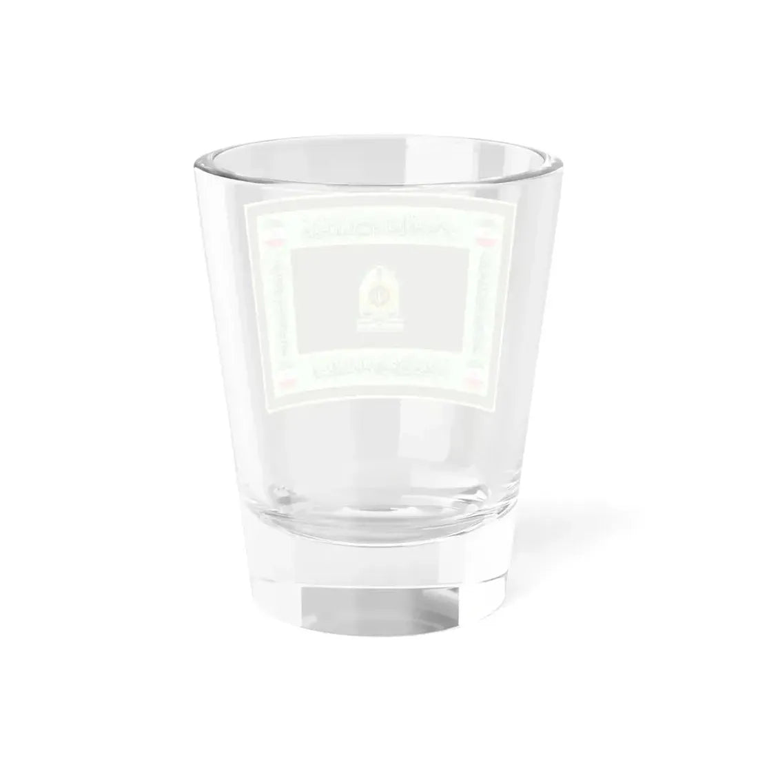 Ceremonial flag of the Law Enforcement Force of the Islamic Republic of Iran (Iran) Shot Glass 1.5oz - Go Mug Yourself