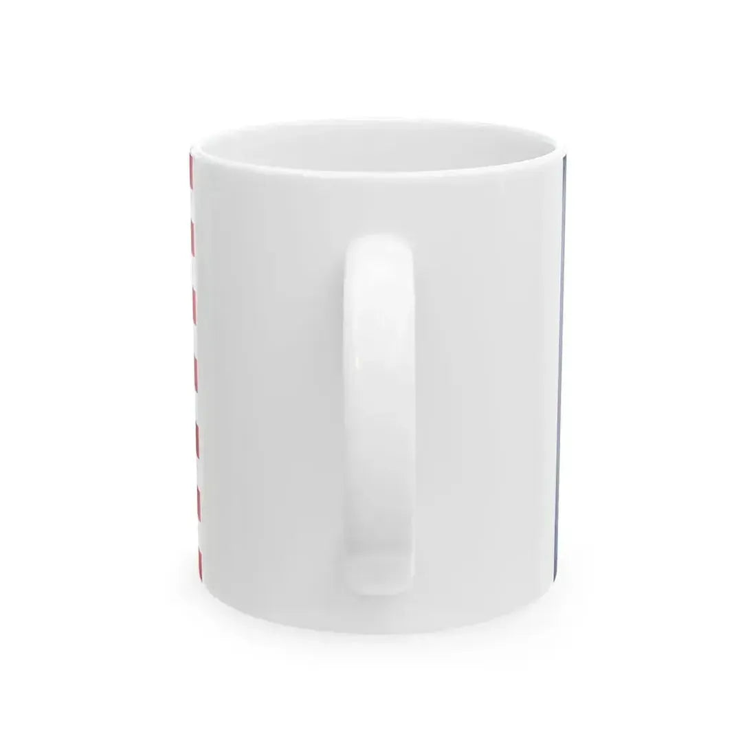 Ceremonial flag of the Texas Navy Association (United States) White Coffee Mug - Go Mug Yourself