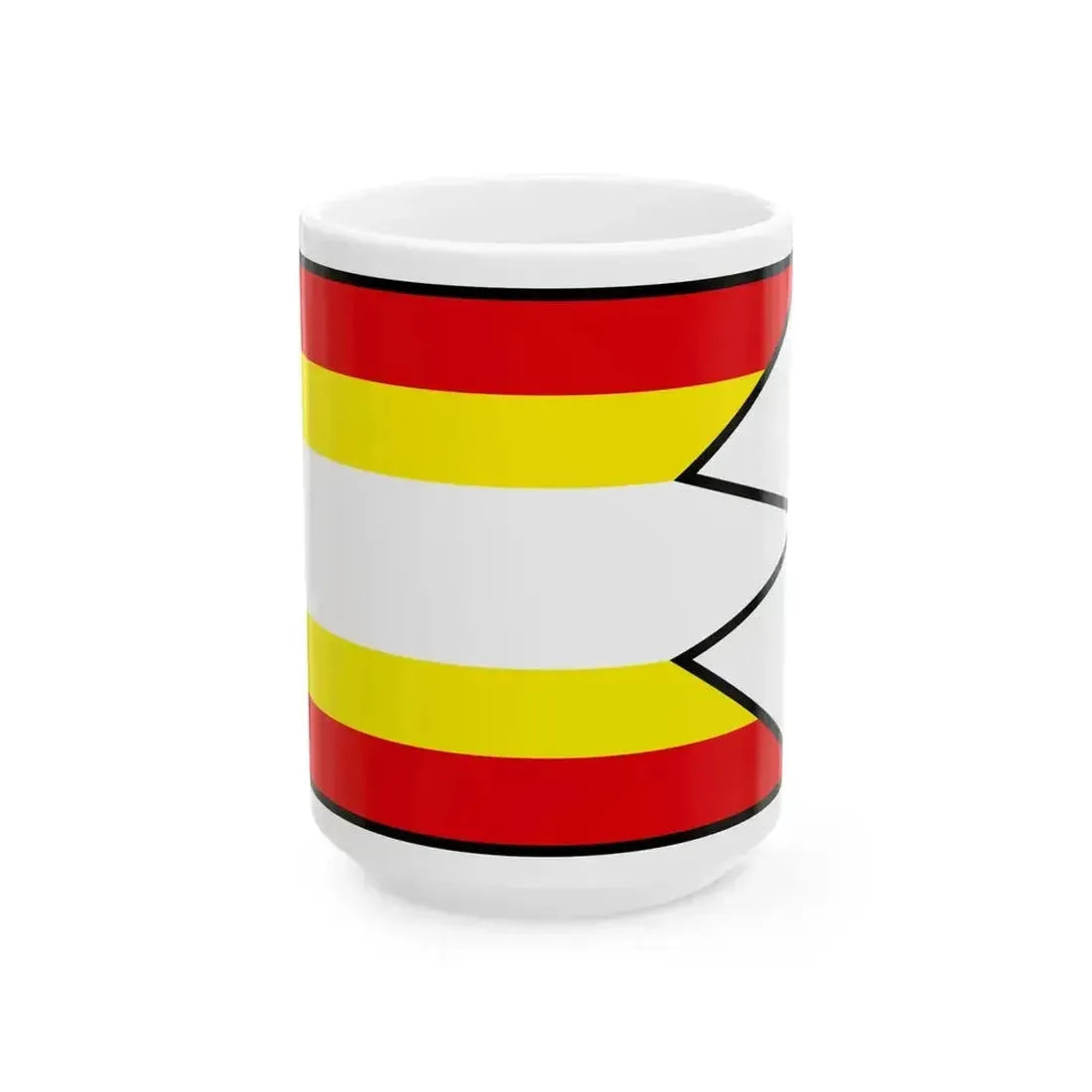 Cerenany Prievidza Flag (Slovakia) White Coffee Mug 15oz - Go Mug Yourself