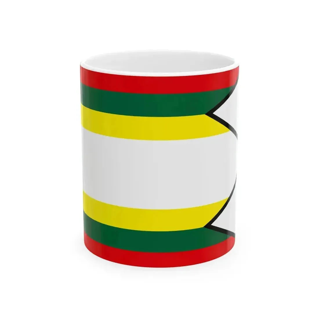 Cerhov Trebisov Flag (Slovakia) White Coffee Mug 11oz - Go Mug Yourself