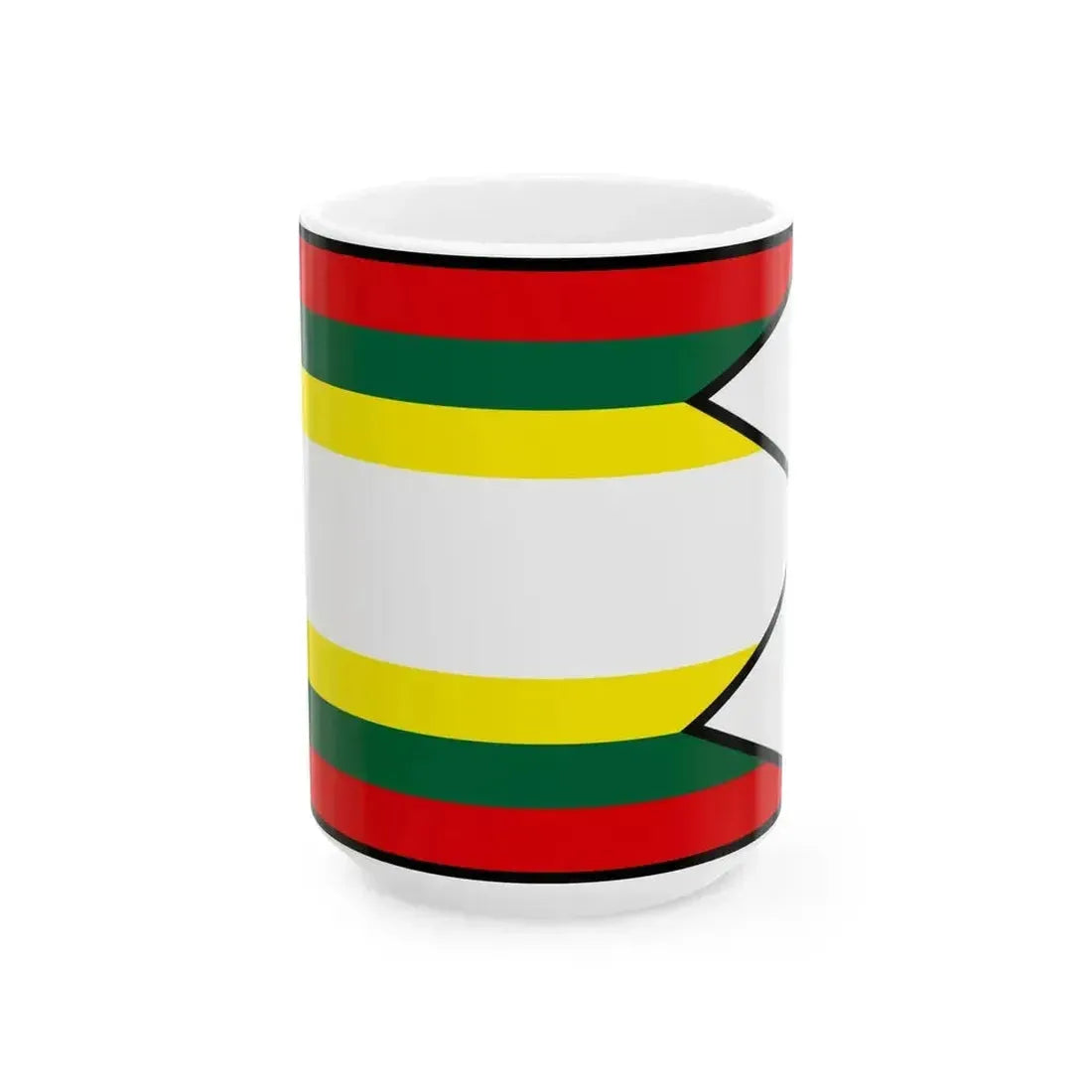 Cerhov Trebisov Flag (Slovakia) White Coffee Mug 15oz - Go Mug Yourself