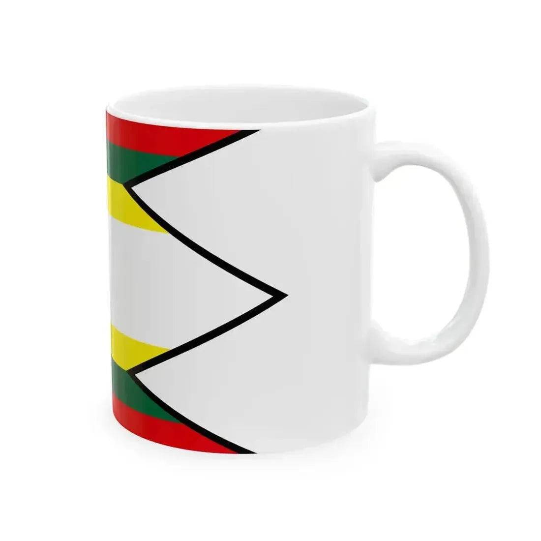 Cerhov Trebisov Flag (Slovakia) White Coffee Mug - Go Mug Yourself
