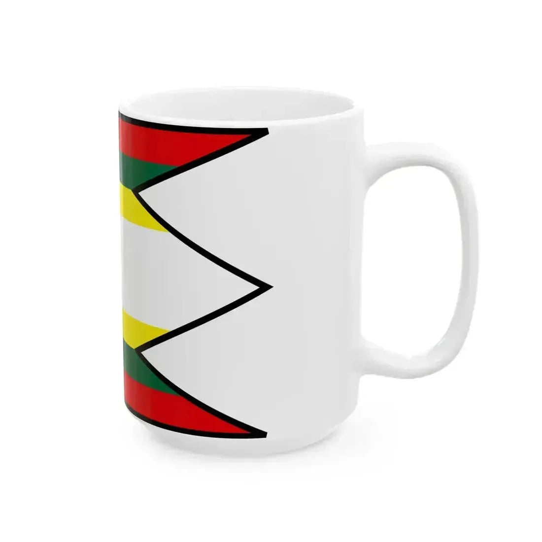 Cerhov Trebisov Flag (Slovakia) White Coffee Mug - Go Mug Yourself