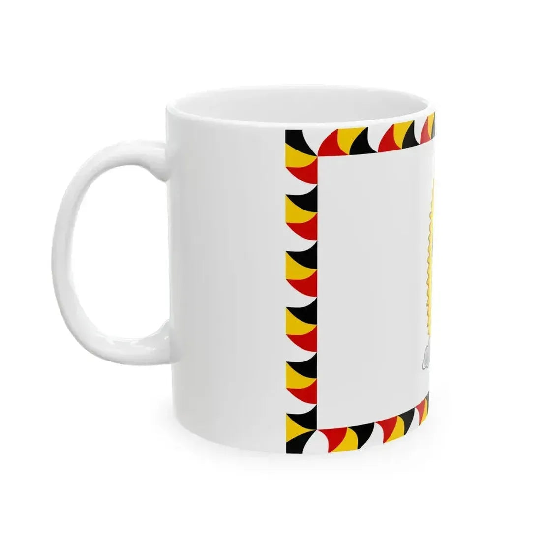 Cerimonial Flag of the Gardebataillon and Standard of the Common Army Reverse (Austria) White Coffee Mug - Go Mug Yourself