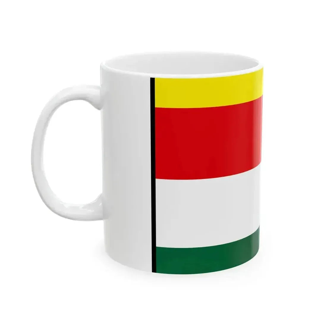 Cerin Banska Bystrica Flag (Slovakia) White Coffee Mug - Go Mug Yourself