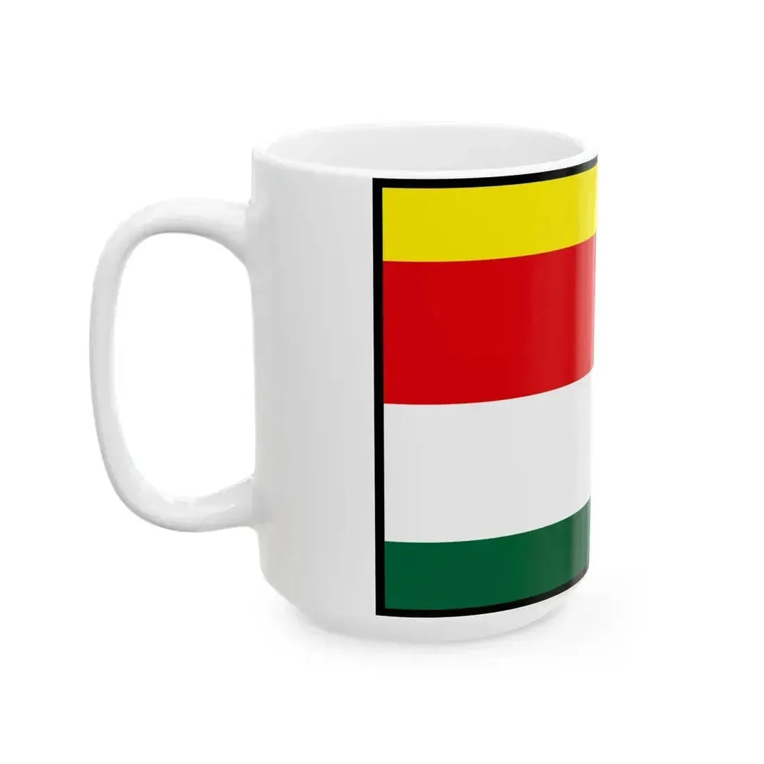 Cerin Banska Bystrica Flag (Slovakia) White Coffee Mug - Go Mug Yourself