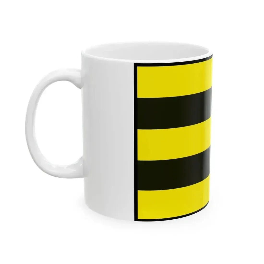 Cermany Topolcany Flag (Slovakia) White Coffee Mug - Go Mug Yourself