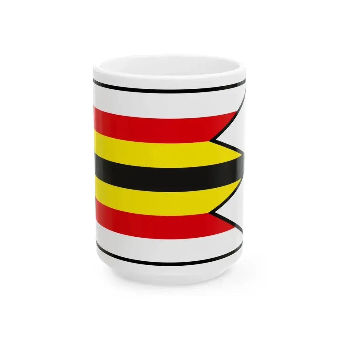 Cernik Nove Zamky Flag (Slovakia) White Coffee Mug 15oz - Go Mug Yourself