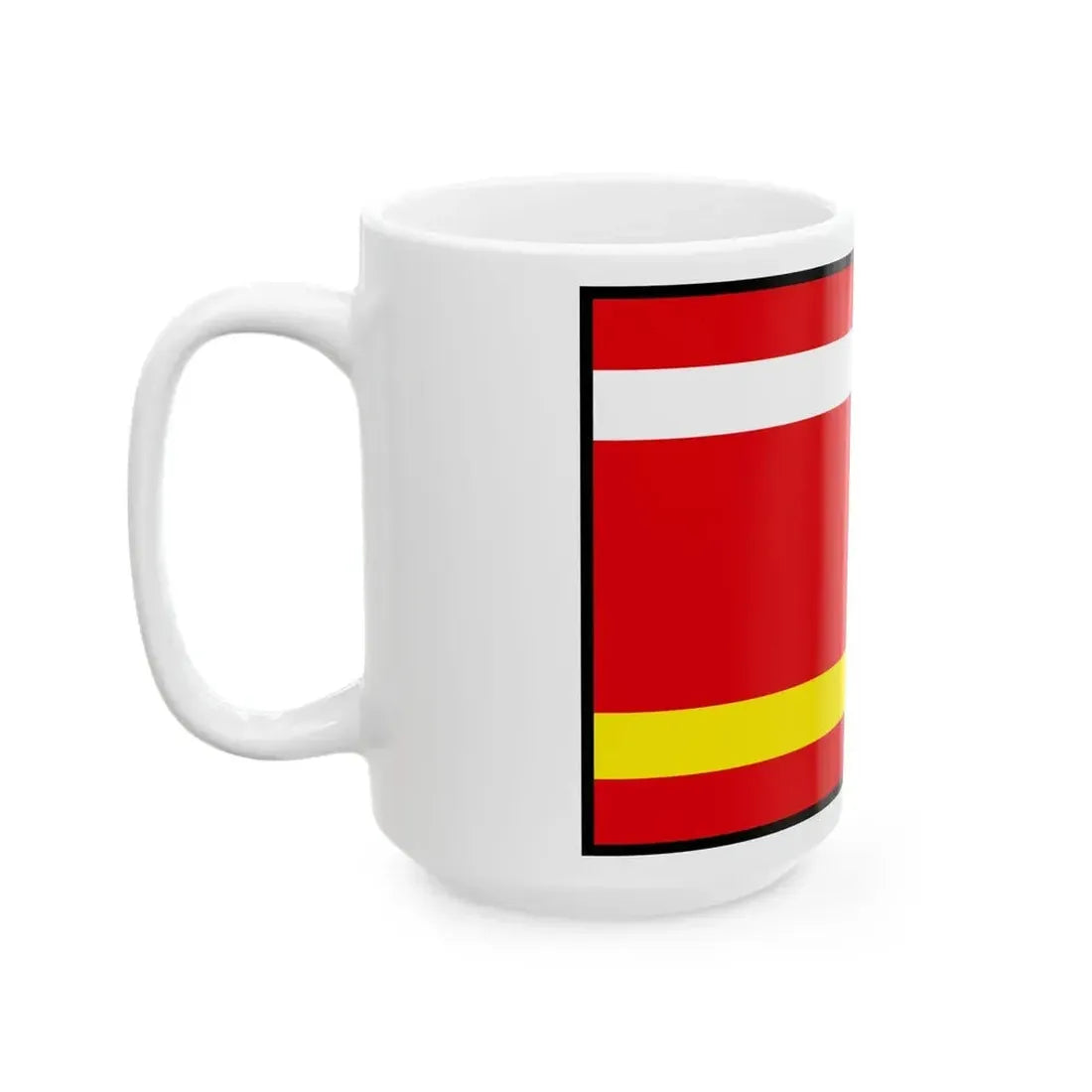 Cervenany Velky Krtis Flag (Slovakia) White Coffee Mug - Go Mug Yourself