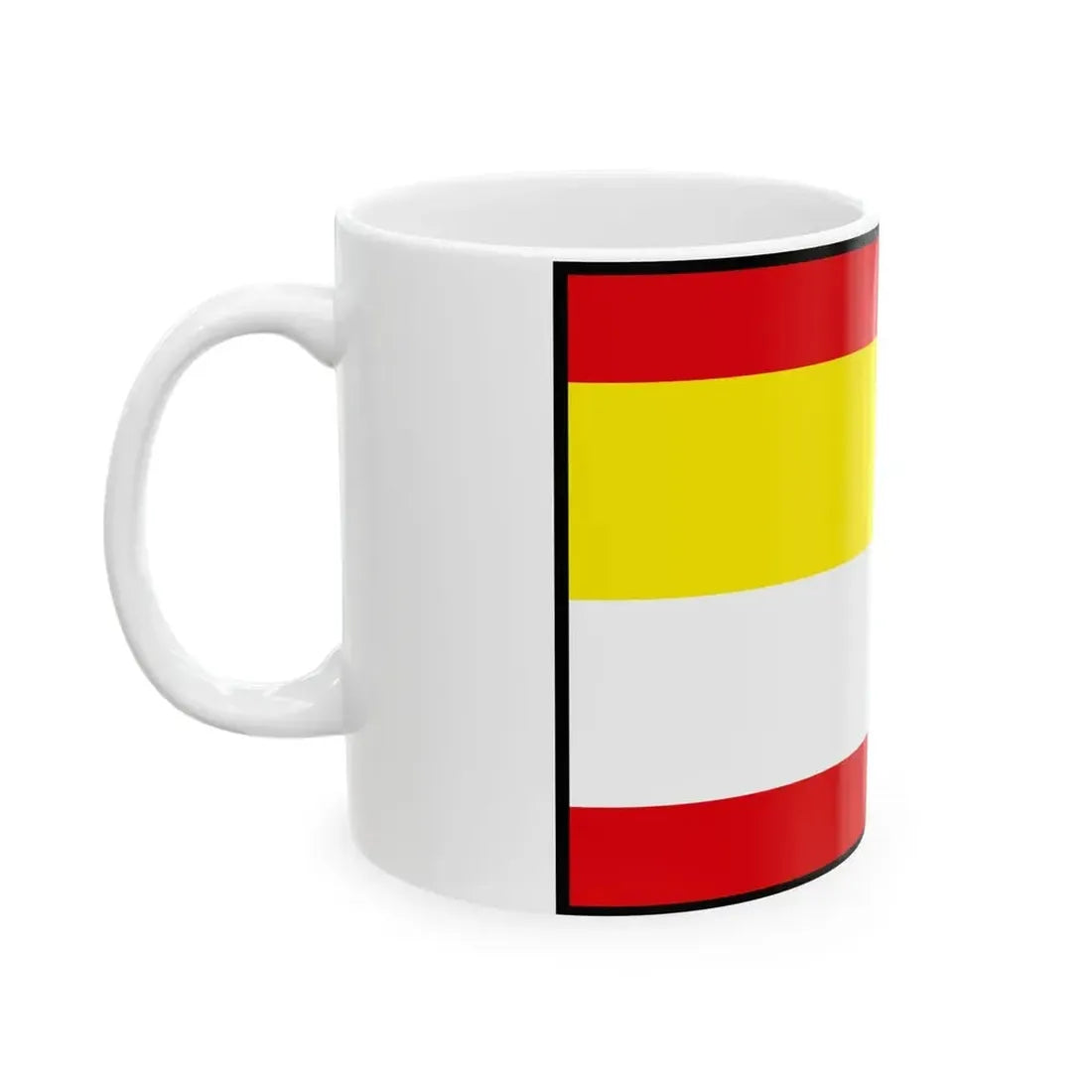 Cerveny Klastor Kezmarok Flag (Slovakia) White Coffee Mug - Go Mug Yourself