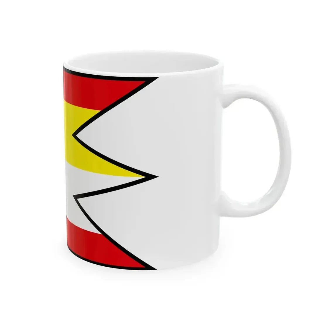 Cerveny Klastor Kezmarok Flag (Slovakia) White Coffee Mug - Go Mug Yourself