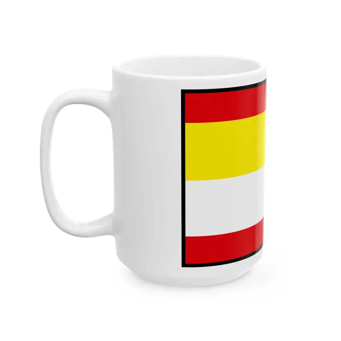 Cerveny Klastor Kezmarok Flag (Slovakia) White Coffee Mug - Go Mug Yourself