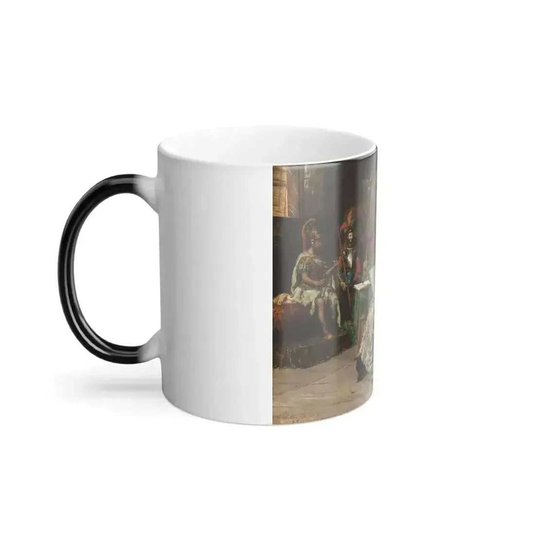 Cesare Auguste Detti (1847-1914) Art Lesson (In the Artist's Studio) - Oil on Panel 1872 - Color Changing Mug 11oz - Go Mug Yourself