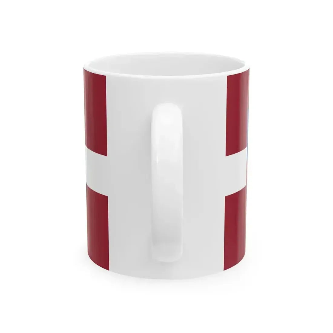 Cesis flag (Latvia) White Coffee Mug - Go Mug Yourself