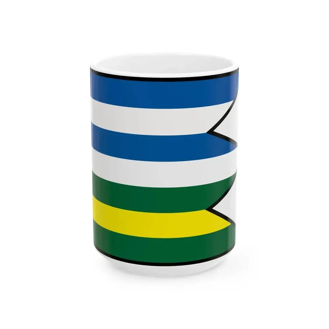 Ceske Brezovo Poltar Flag (Slovakia) White Coffee Mug 15oz - Go Mug Yourself
