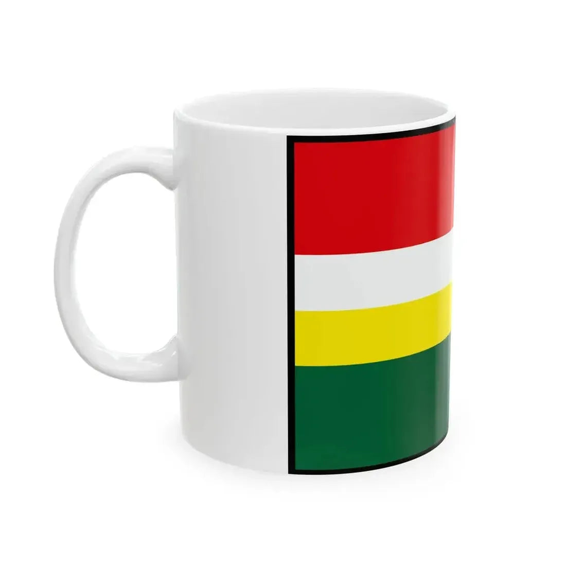 Cestice Kosice Okolie Flag (Slovakia) White Coffee Mug - Go Mug Yourself