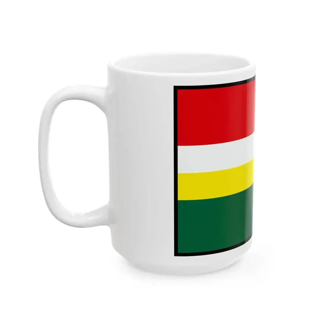 Cestice Kosice Okolie Flag (Slovakia) White Coffee Mug - Go Mug Yourself