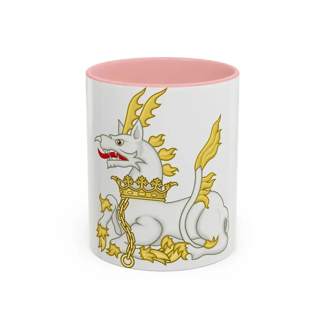 Chained Antelope Badge of Henry V & VI - Accent Coffee Mug 11oz Pink - Go Mug Yourself