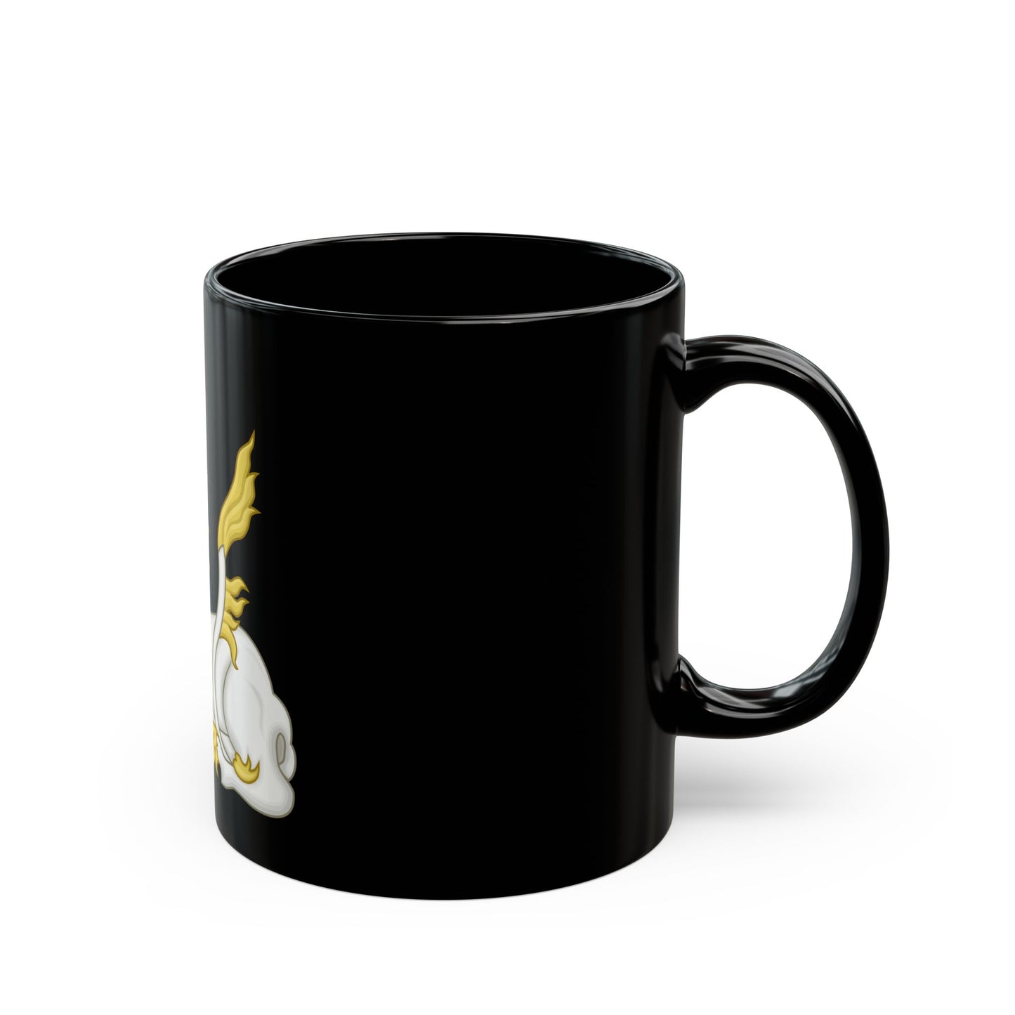 Chained Antelope Badge of Henry V & VI - Black Coffee Mug-Go Mug Yourself