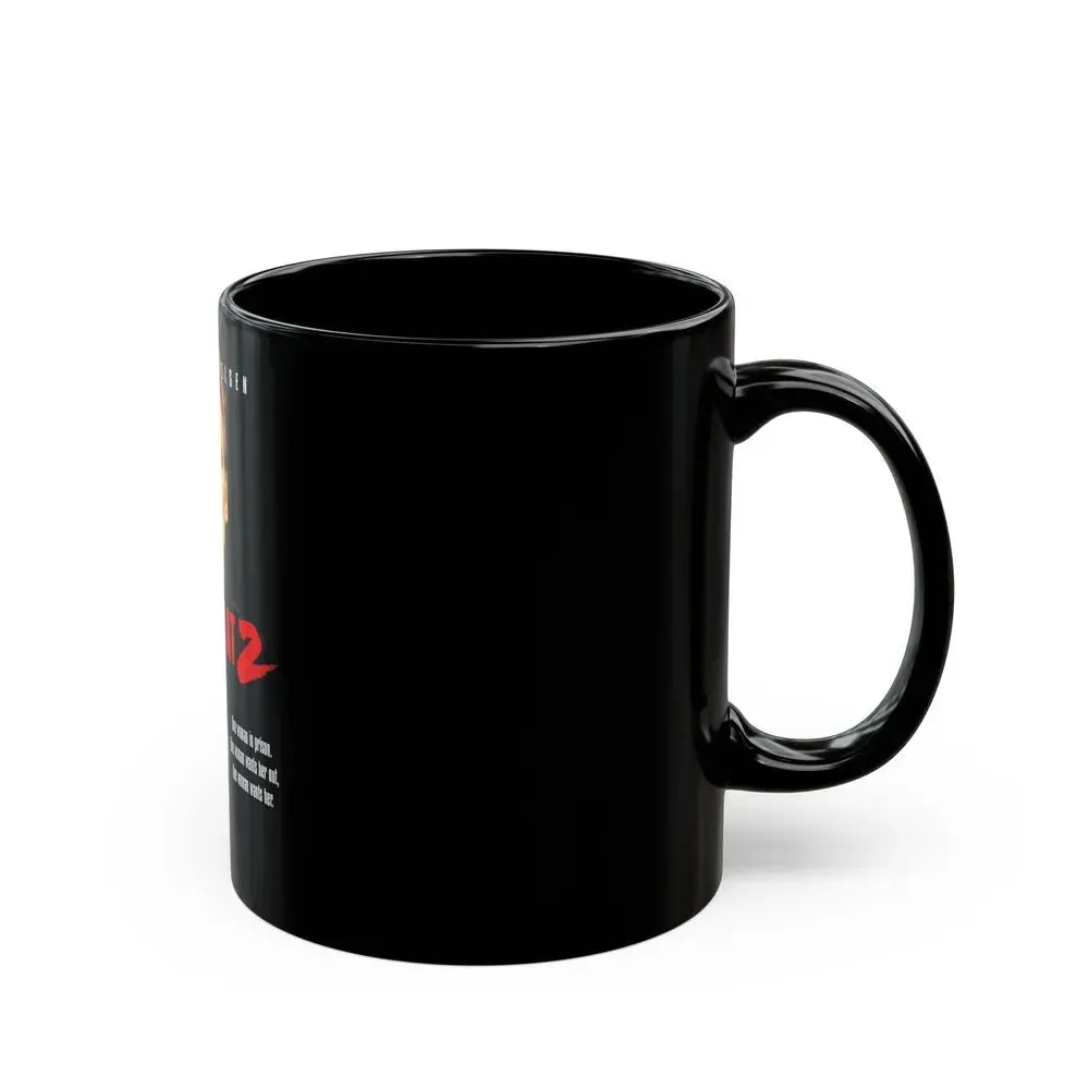 CHAINED HEAT 2 1993 Movie Poster - Black Coffee Mug - Go Mug Yourself