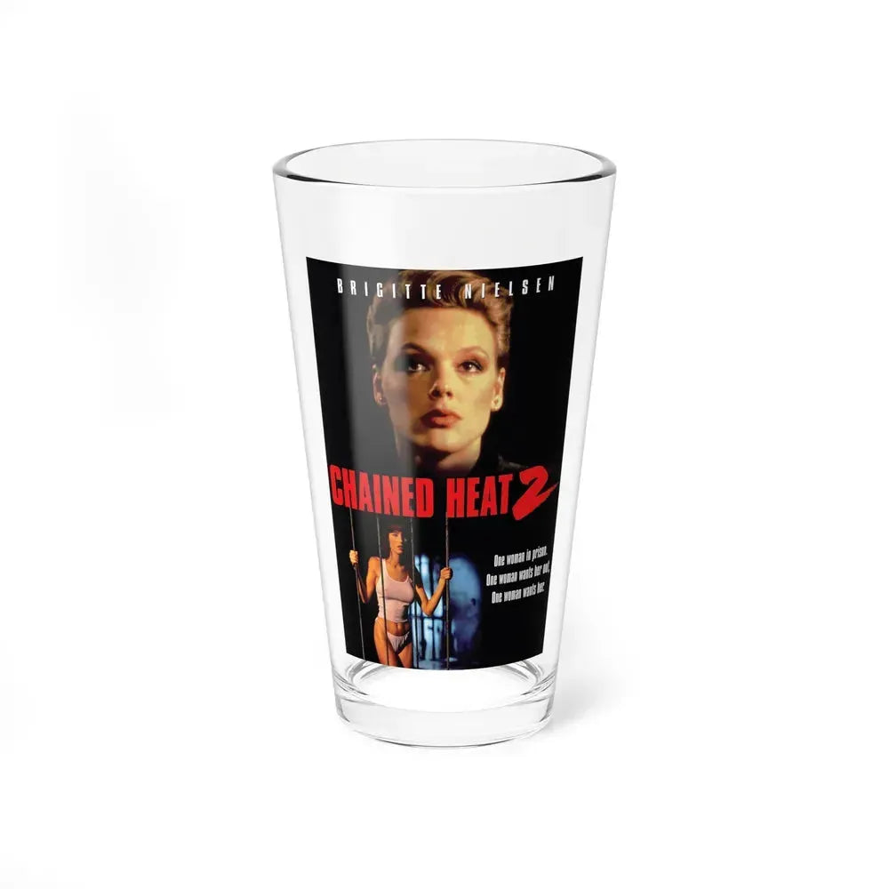 CHAINED HEAT 2 1993 Movie Poster - Pint Glass 16oz 16oz - Go Mug Yourself