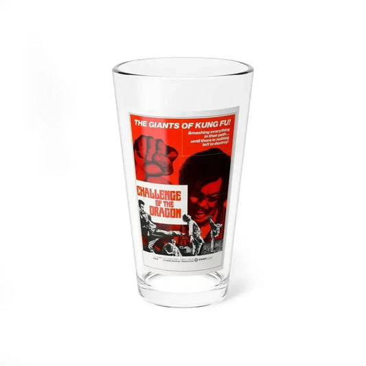 CHALLENGE OF THE DRAGON 1974 Movie Poster - Pint Glass 16oz 16oz - Go Mug Yourself