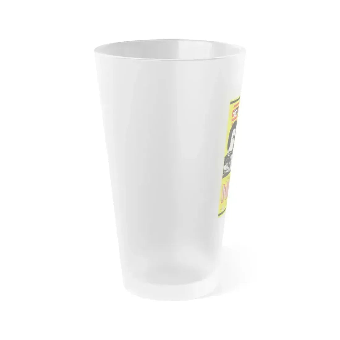 CHALLENGE OF THE NINJA 1986 Movie Poster - Frosted Pint Glass 16oz - Go Mug Yourself