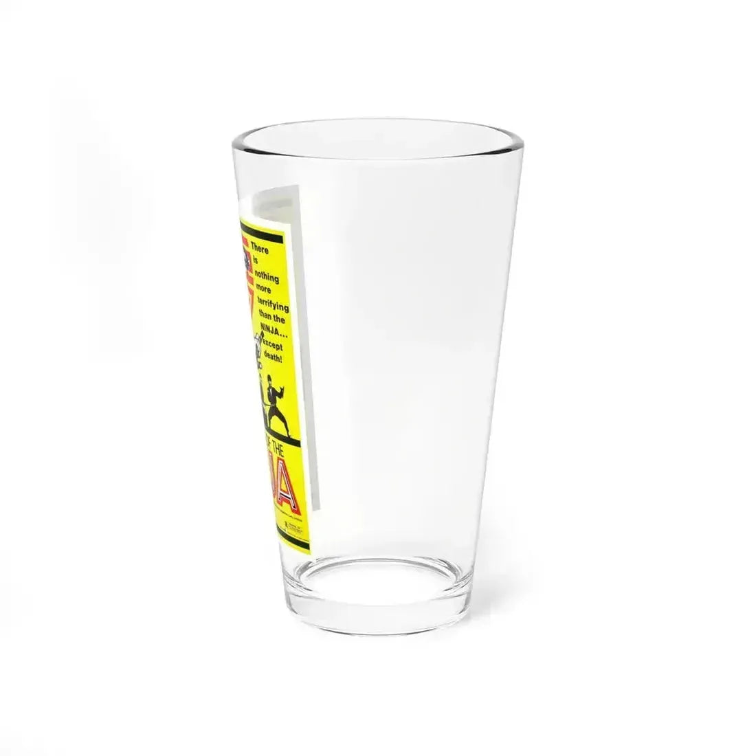 CHALLENGE OF THE NINJA 1986 Movie Poster - Pint Glass 16oz - Go Mug Yourself