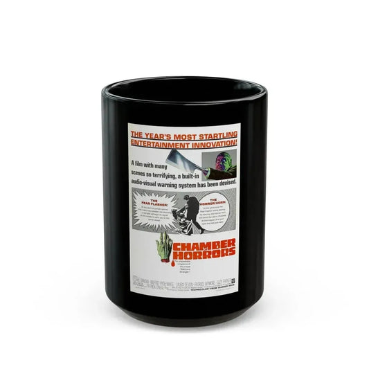 CHAMBER OF HORRORS 1966 Movie Poster - Black Coffee Mug 15oz - Go Mug Yourself