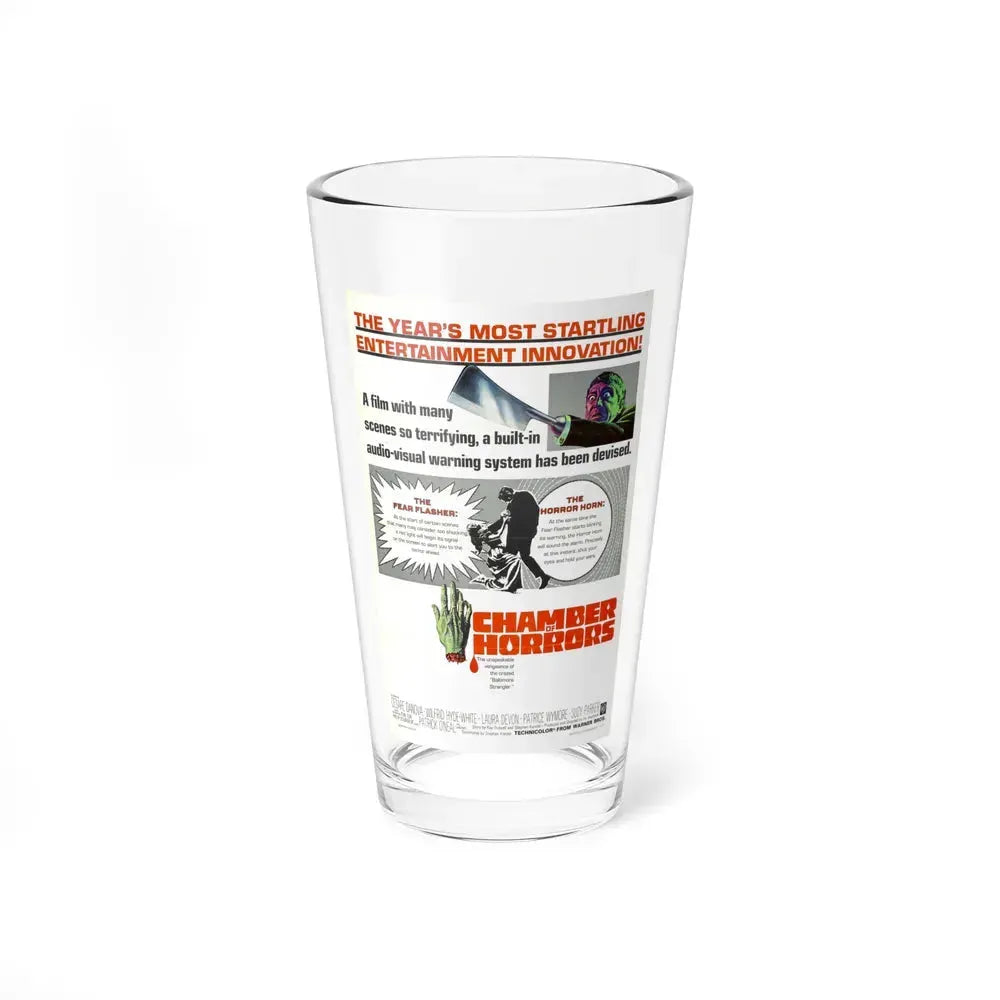 CHAMBER OF HORRORS 1966 Movie Poster - Pint Glass 16oz 16oz - Go Mug Yourself