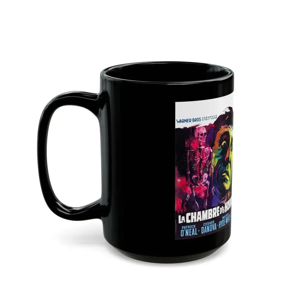 CHAMBER OF HORRORS (BELGIAN) 1966 Movie Poster - Black Coffee Mug - Go Mug Yourself