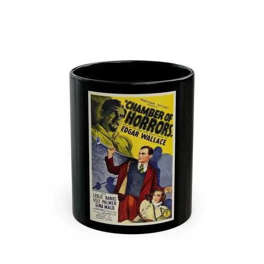 CHAMBER OF HORRORS (DOOR WITH SEVEN LOCKS) 1966 Movie Poster - Black Coffee Mug 11oz - Go Mug Yourself