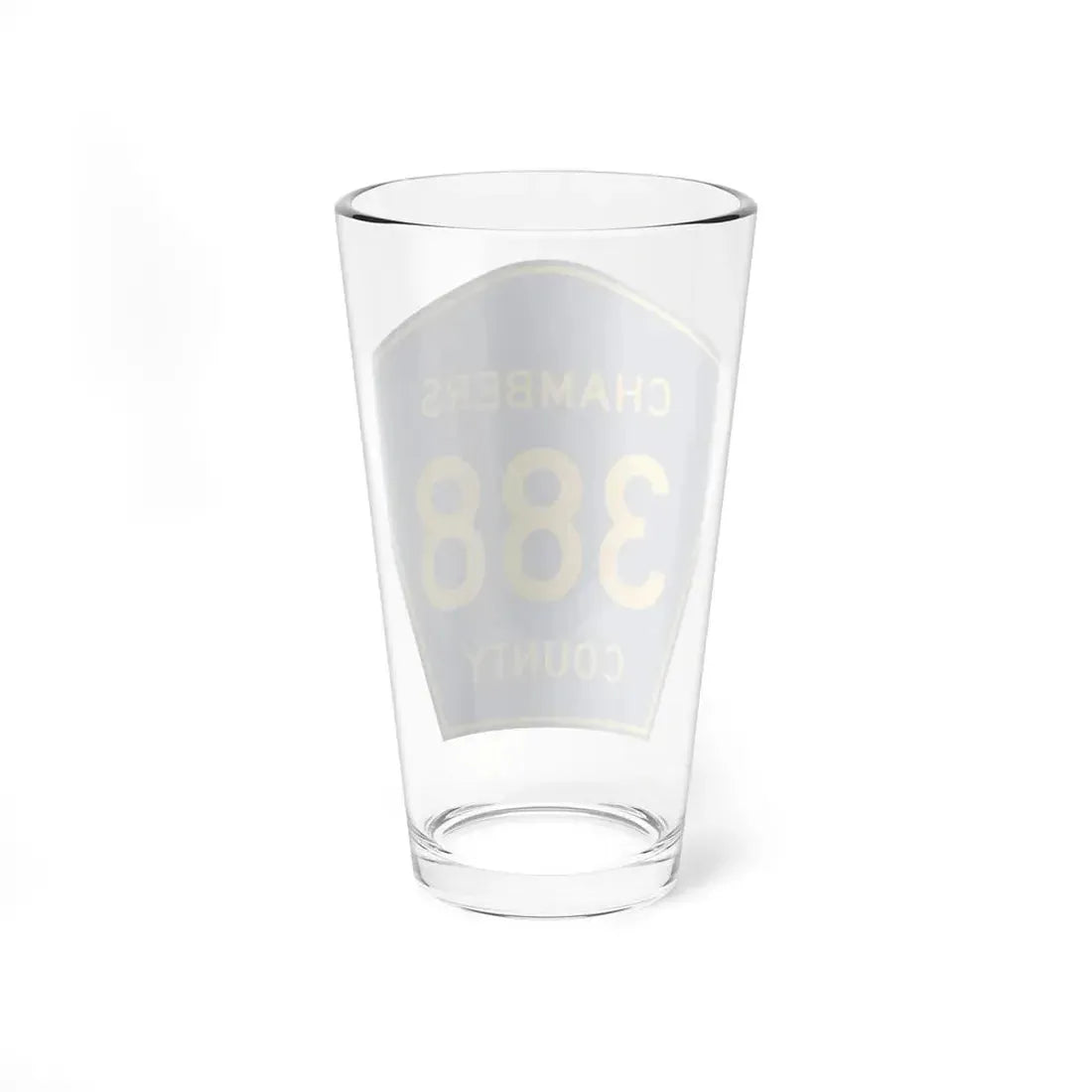 Chambers County Route 388 AL (Alabama) (Road Sign) Pint Glss 16oz - Go Mug Yourself