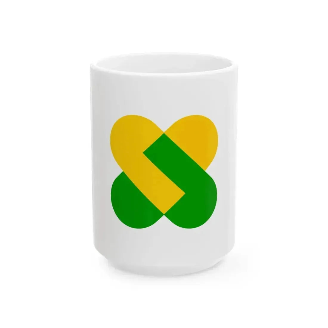 Champagne Ardenne flag (Belgium) White Coffee Mug 15oz - Go Mug Yourself