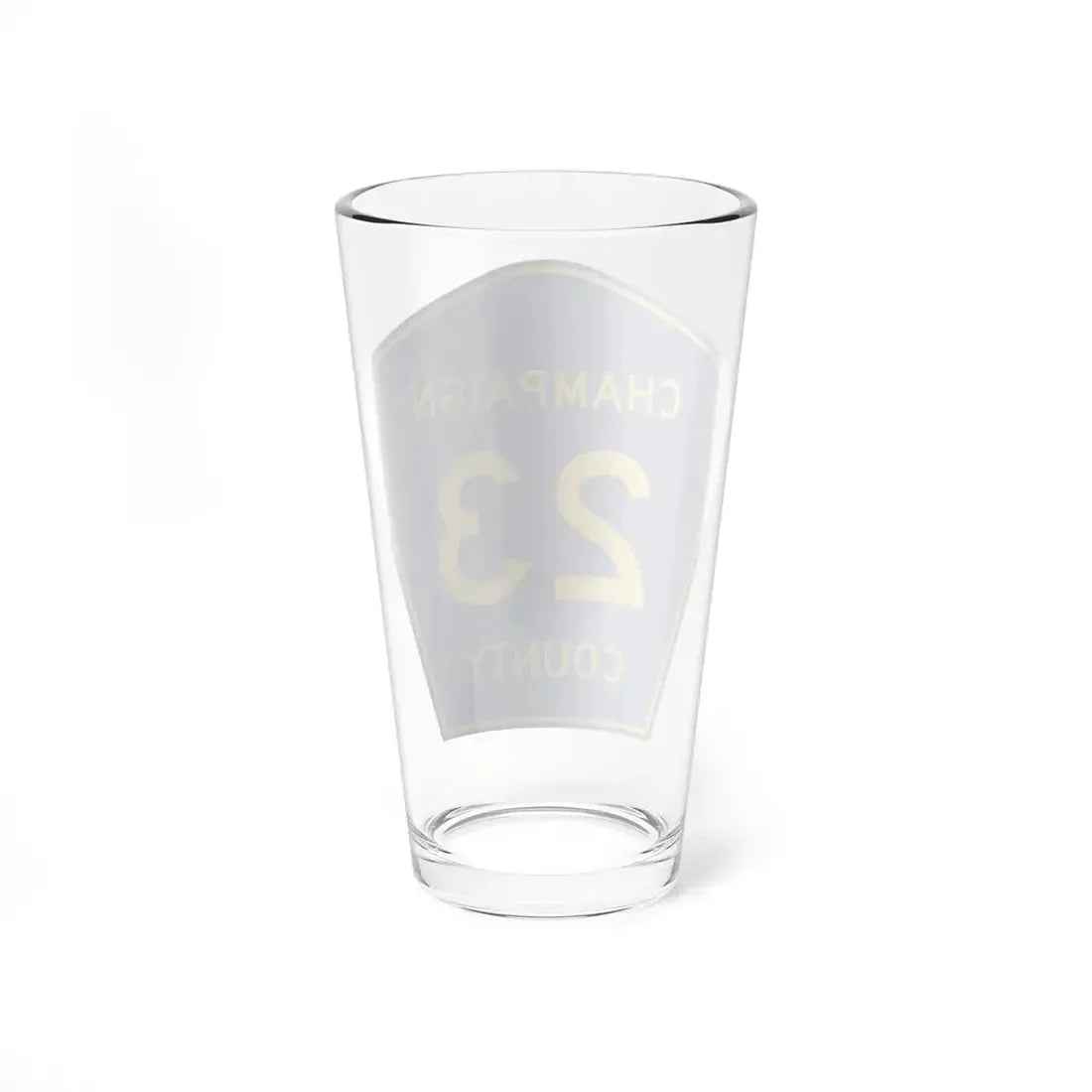 Champaign County 23 (Illinois) (Road Sign) Pint Glss 16oz - Go Mug Yourself