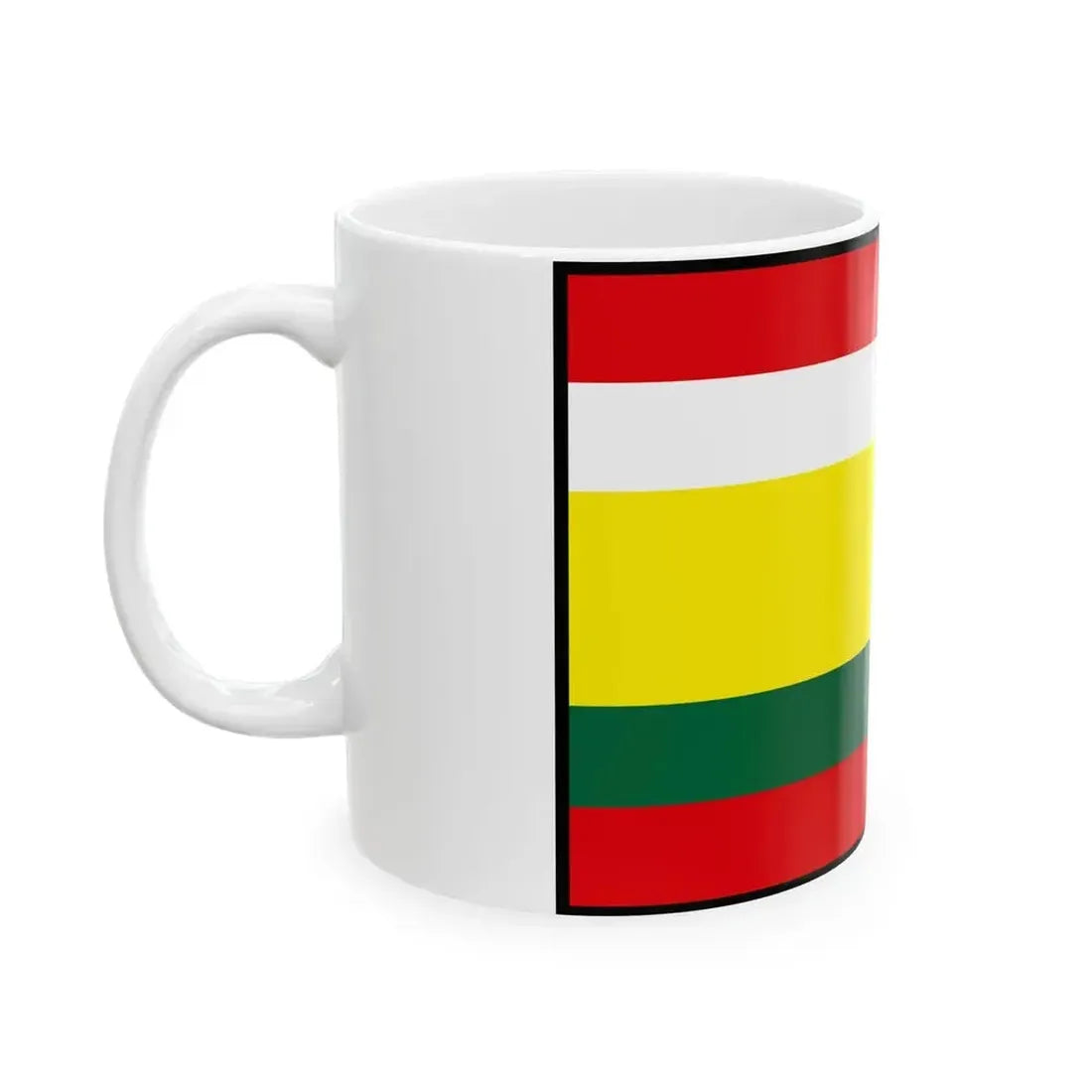Chanava Rimavska Sobota Flag (Slovakia) White Coffee Mug - Go Mug Yourself