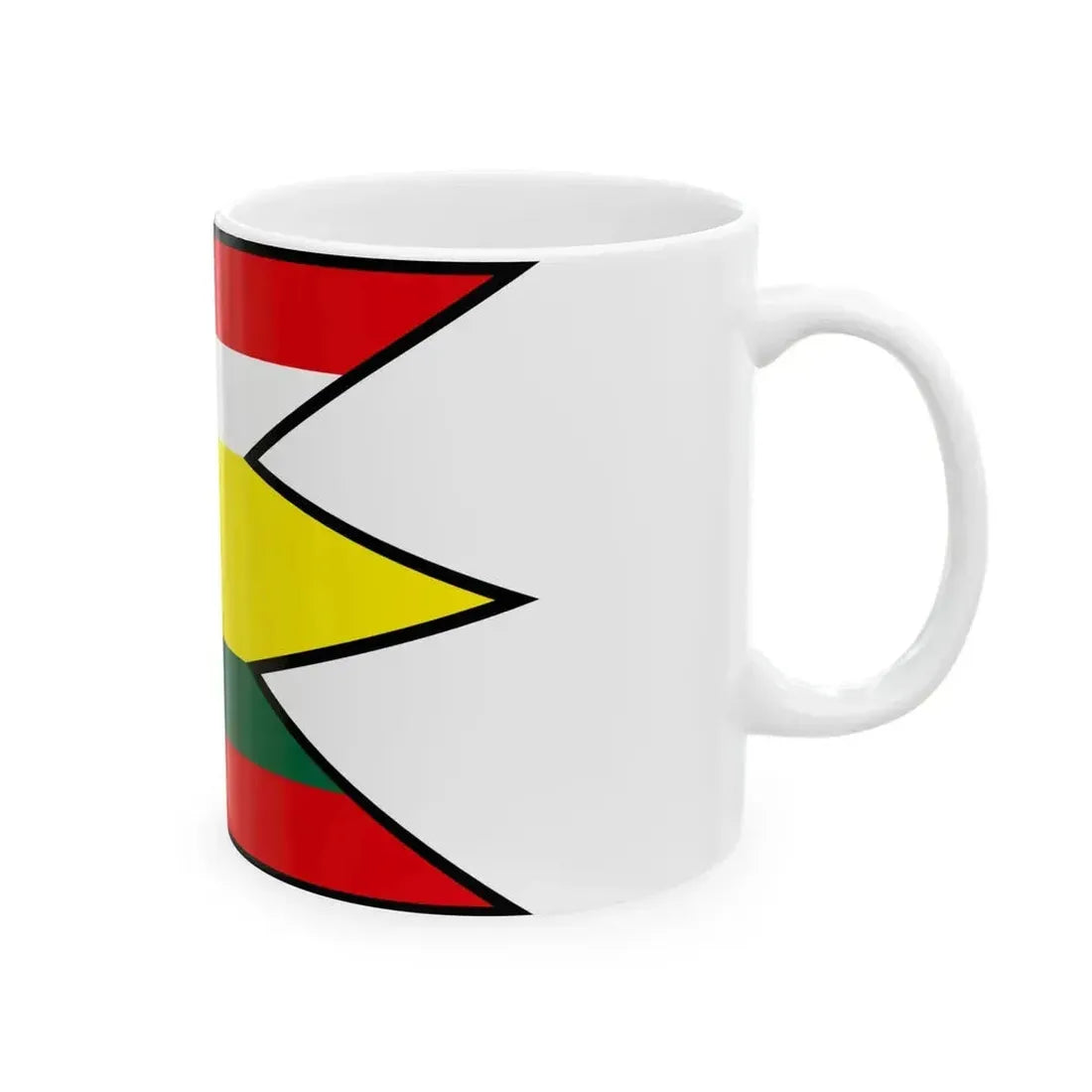 Chanava Rimavska Sobota Flag (Slovakia) White Coffee Mug - Go Mug Yourself