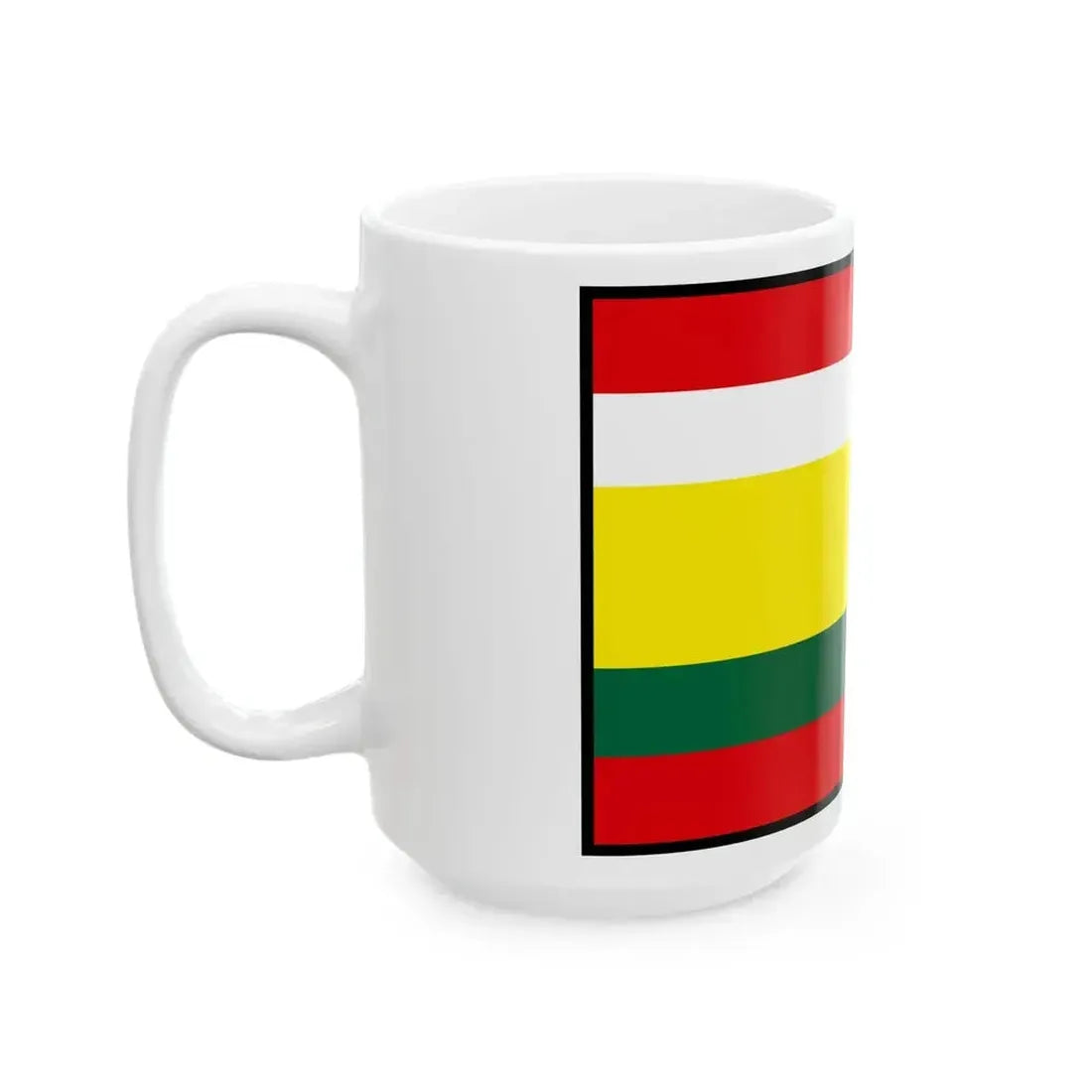 Chanava Rimavska Sobota Flag (Slovakia) White Coffee Mug - Go Mug Yourself