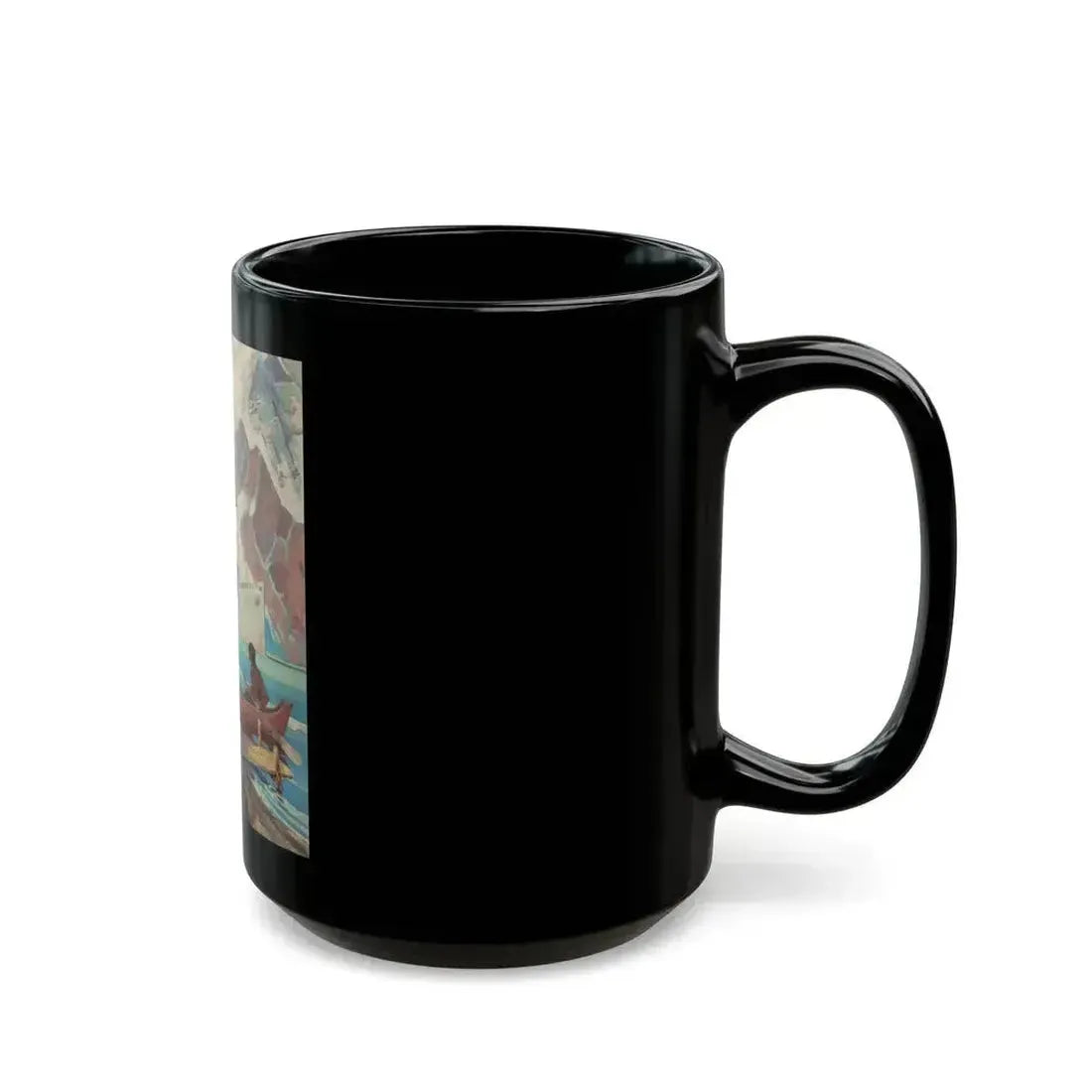 Changing Face of Alaska, Country Gentleman cover, July 1939 - Black Coffee Mug - Go Mug Yourself