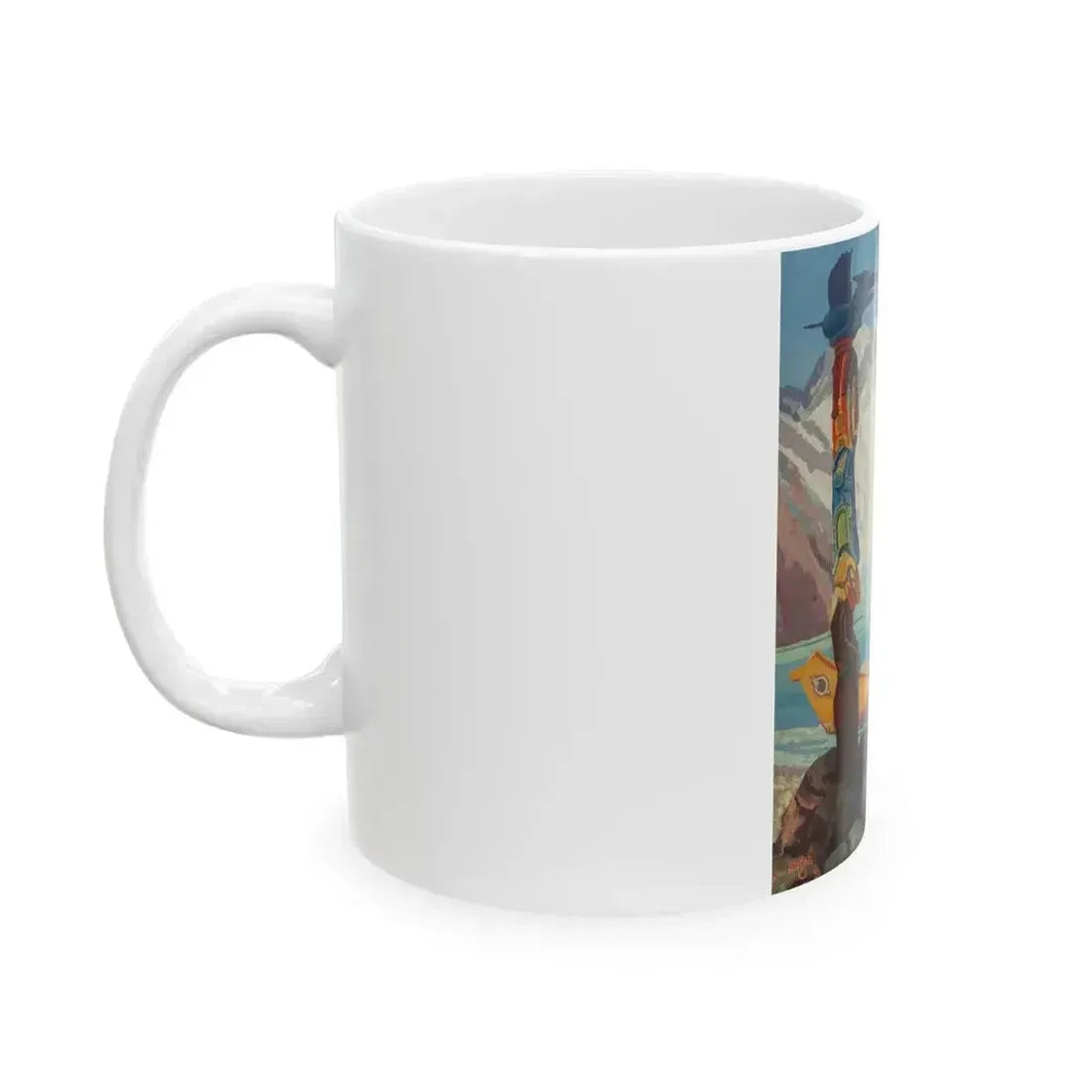 Changing Face of Alaska, Country Gentleman cover, July 1939 - White Coffee Mug - Go Mug Yourself