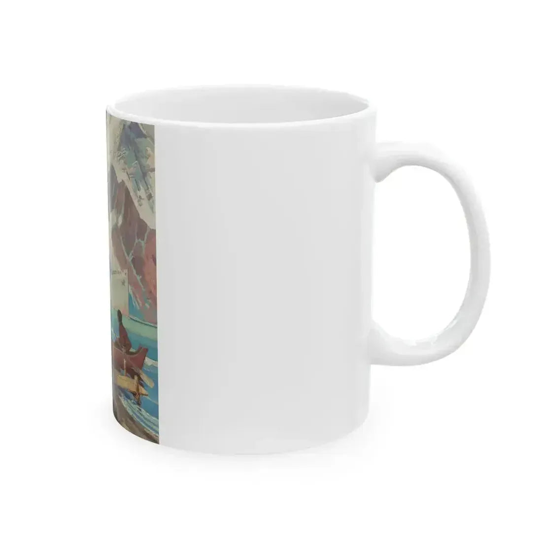 Changing Face of Alaska, Country Gentleman cover, July 1939 - White Coffee Mug - Go Mug Yourself