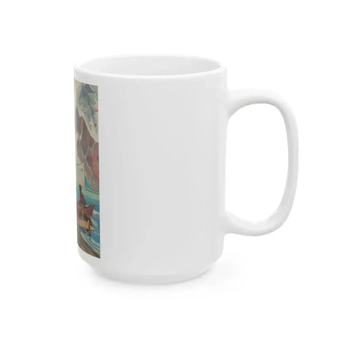 Changing Face of Alaska, Country Gentleman cover, July 1939 - White Coffee Mug - Go Mug Yourself