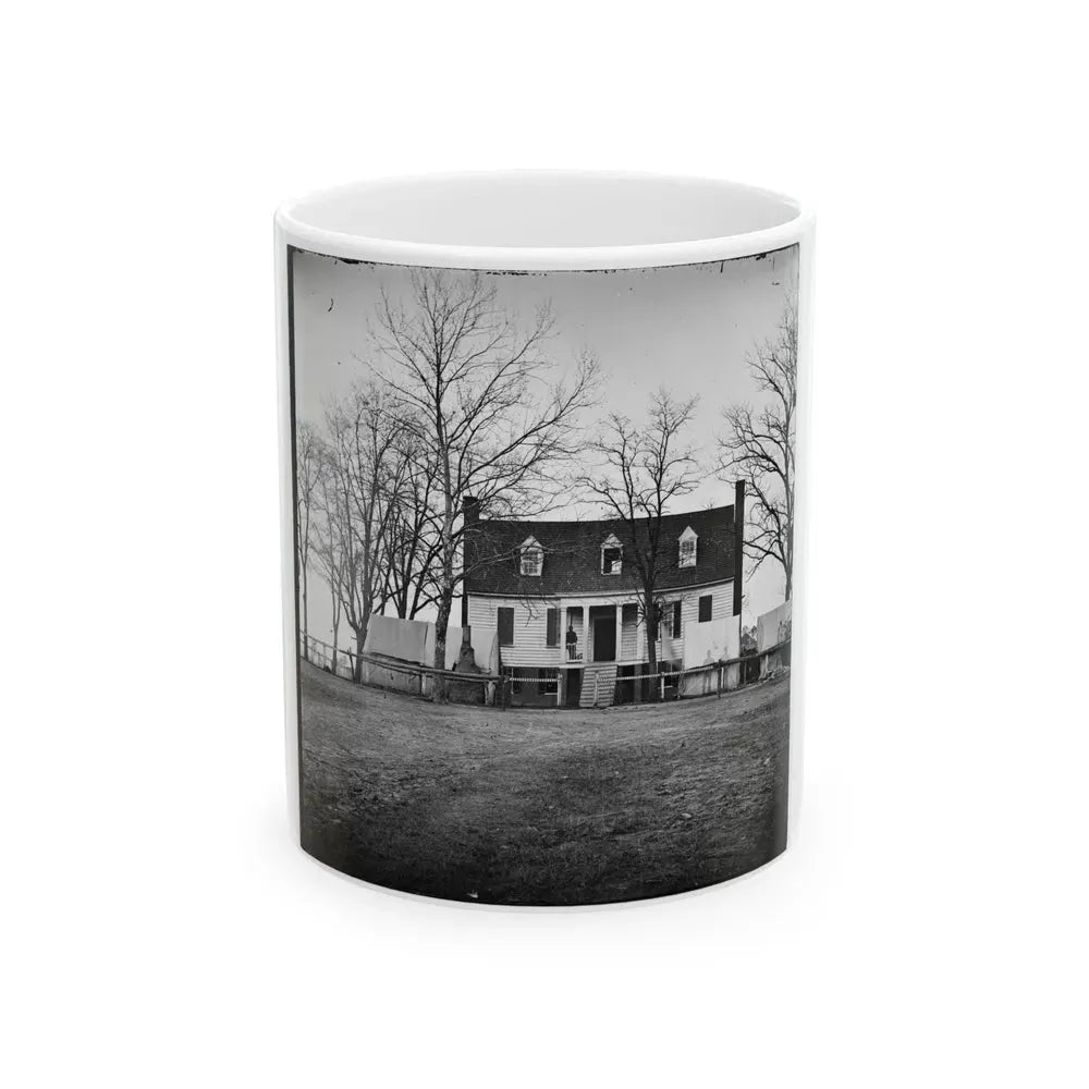 Chapin's Bluff, Virginia (Vicinity). Gen. David B. Birney's Headquarters (U.S. Civil War) White Coffee Mug 11oz - Go Mug Yourself