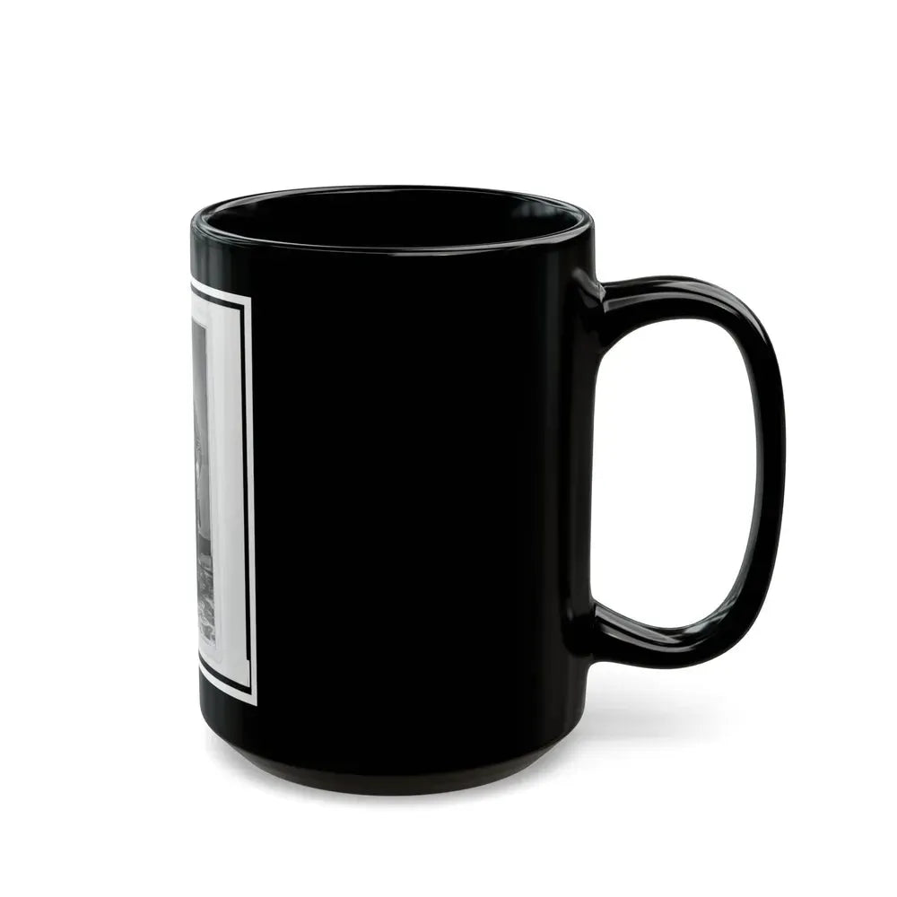 Chaplain Charles A. Fischer Of The 32nd Indiana Regiment, Full-Length Portrait, Standing, Facing Front (U.S. Civil War) Black Coffee Mug - Go Mug Yourself