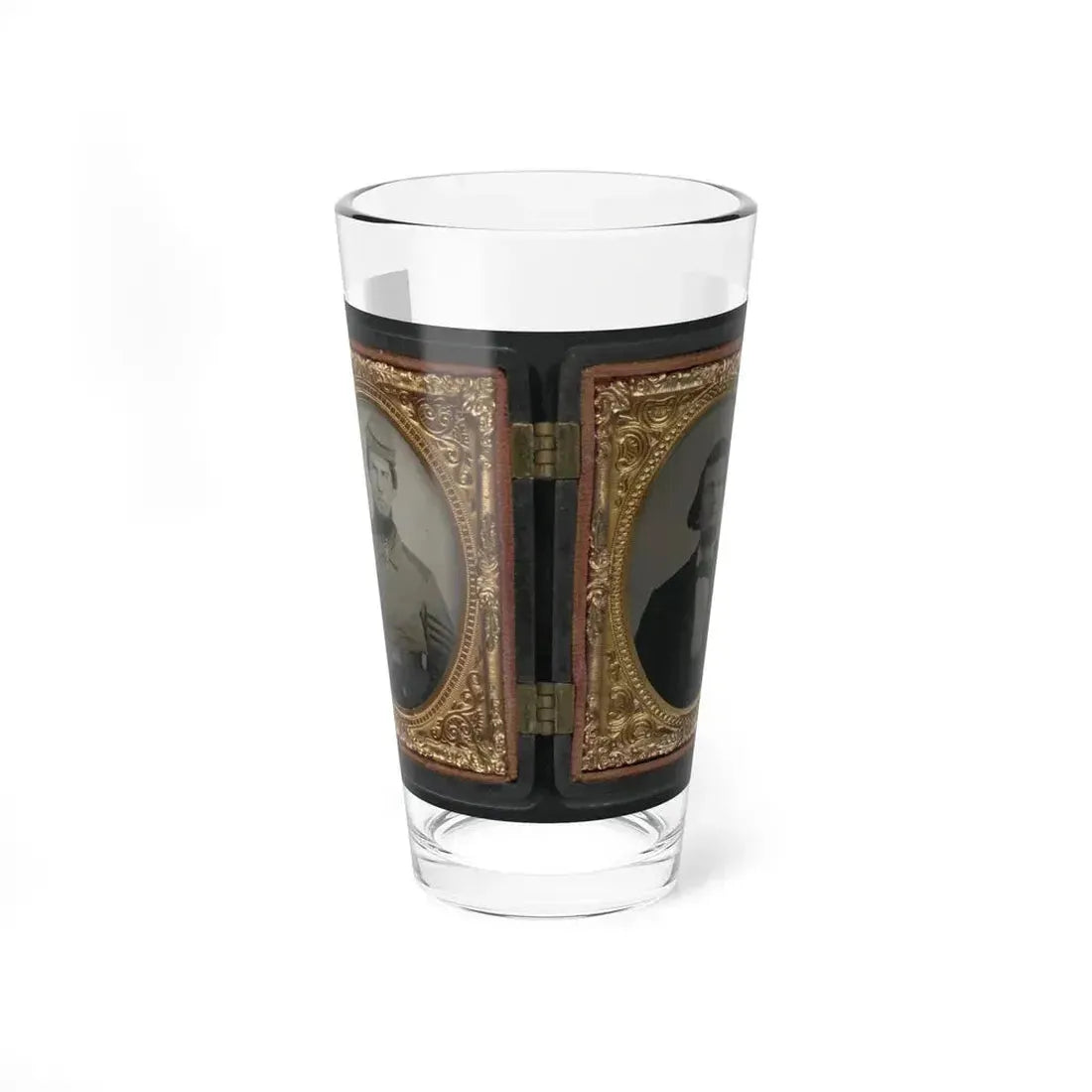 Chaplain Robert Bean Sutton Of The Army Of Northern Virginia In Uniform And After The War (U.S. Civil War) Pint Glass 16oz 16oz - Go Mug Yourself