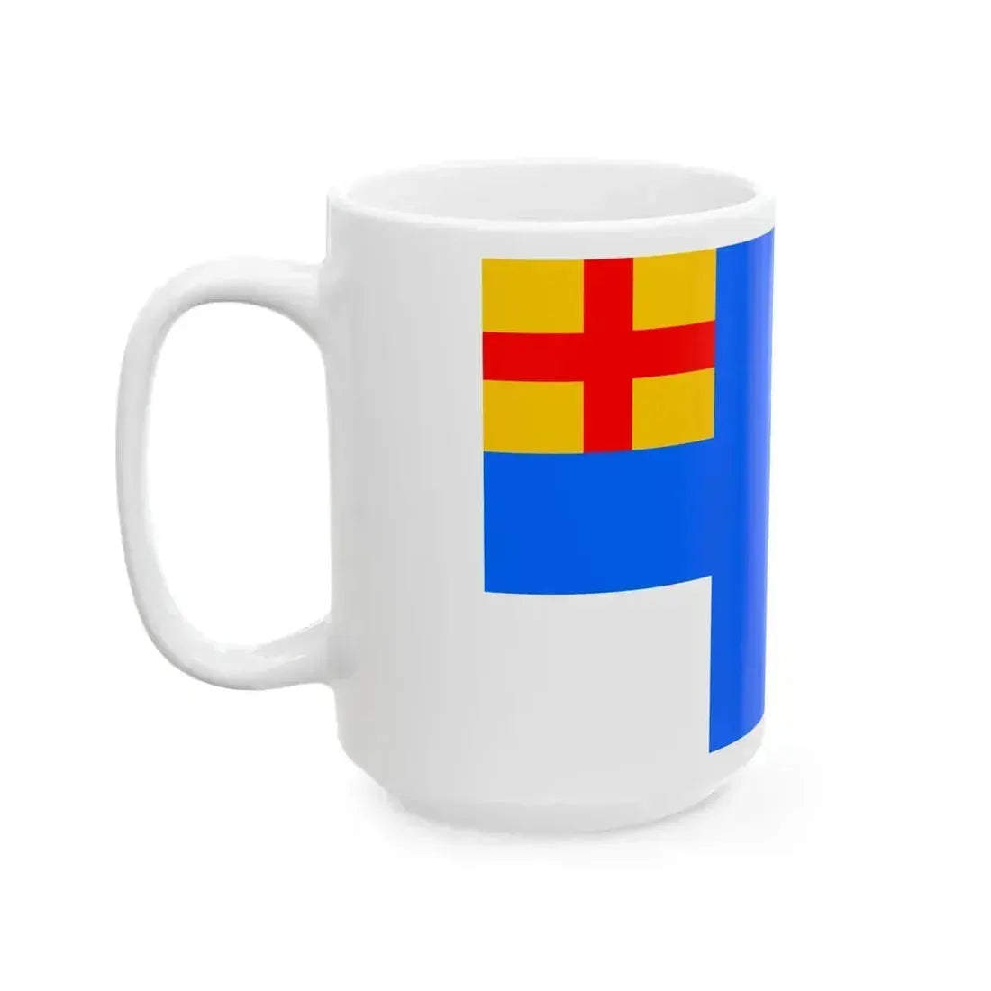 Charge dAffairs standard of Finland 1918 (Finland) White Coffee Mug - Go Mug Yourself