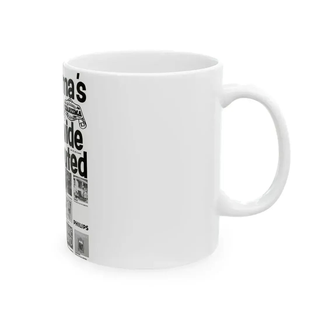 Charisma Records (Music Poster) White Coffee Mug - Go Mug Yourself